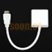 รูปย่อ สายแปลง HDMI Out เป็น VGA Out เพื่อเชื่อมต่อกับ โปรเจคเตอร์ , จอมอนิเตอร์ , LCD , Playstation 3 , DVD , HD Player,note book รูปที่5