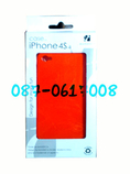 สีสวยของเคส iPhone แบบ PVC เนื้อเงา สีส้ม สวยสด