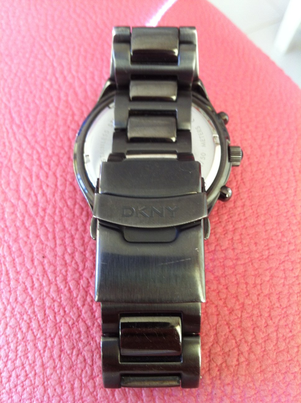 ขายนาฬิกา DKNY CRONOGRAPH 3เข็ม สีรมดำ สภาพดี85% 2500 บาท รูปที่ 1