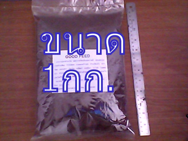 อาหารปลา อาหารปลาทอง อาหารปลาสวยงาม ไม่ใส่สี ไม่ผสมแป้ง มีกลิ่นคาวหอม ปลาโตเร็วแข็งแรง 1 กก. เพียง 100 บาท รูปที่ 2