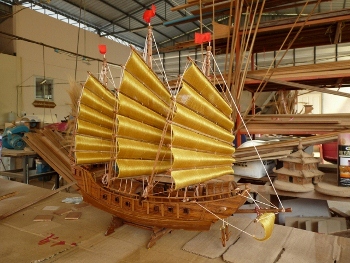 เรือสำเภาจำลองราคาถูก รูปที่ 4