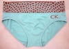 รูปย่อ ชุดชั้นในผู้หญิง CK สีเขียวอ่อนขอบใหญ่ลายอิฐปัก logo ckที่ด้านหน้าข้างซ้าย รูปที่5