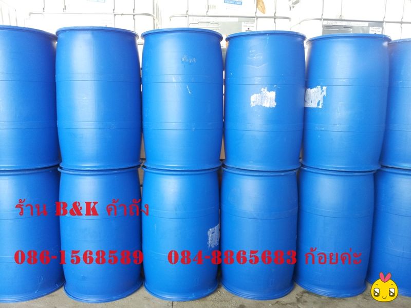 จำหน่ายถังพลาสติก ถังเหล็ก  200 ลิตร ถังเบ้าท์ IBC 1000 ลิตร เกรด A  สภาพดี รูปที่ 2