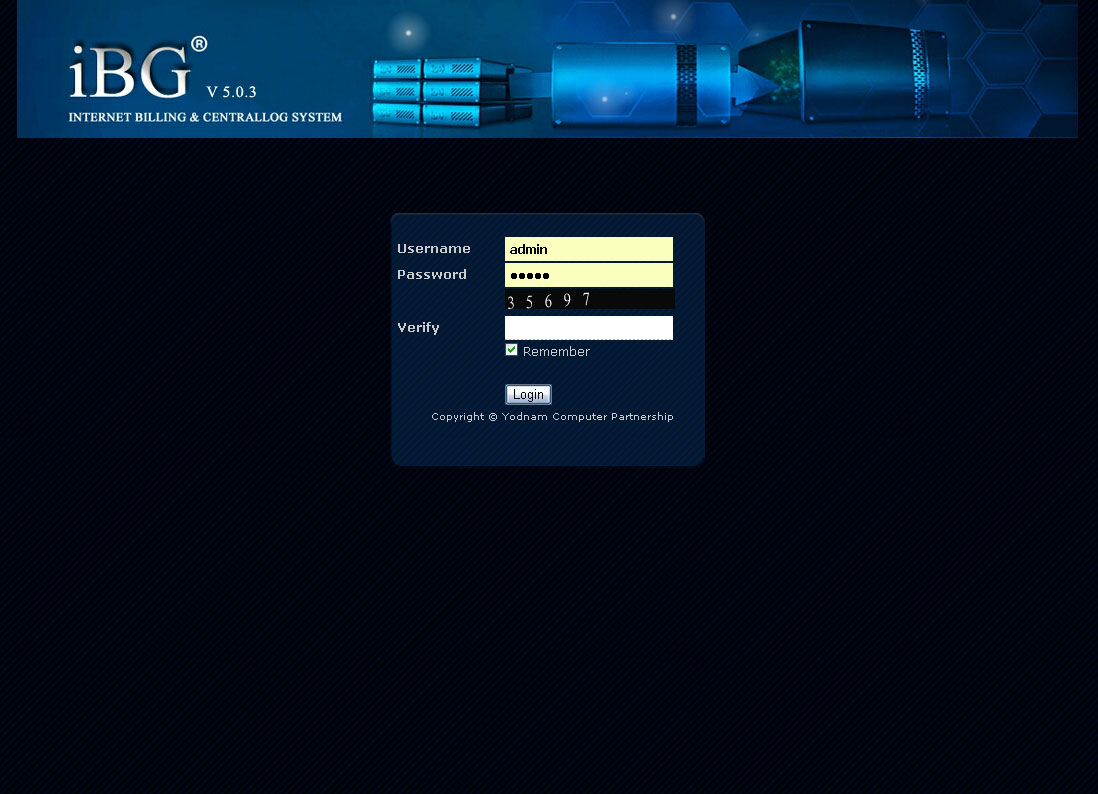 IBG v5.0.5 ระบบการจัดการอินเทอร์เน็ต หอพัก อพาร์ตเม้น คอนโด โรงแรม Software WiFi Hotspot รูปที่ 1