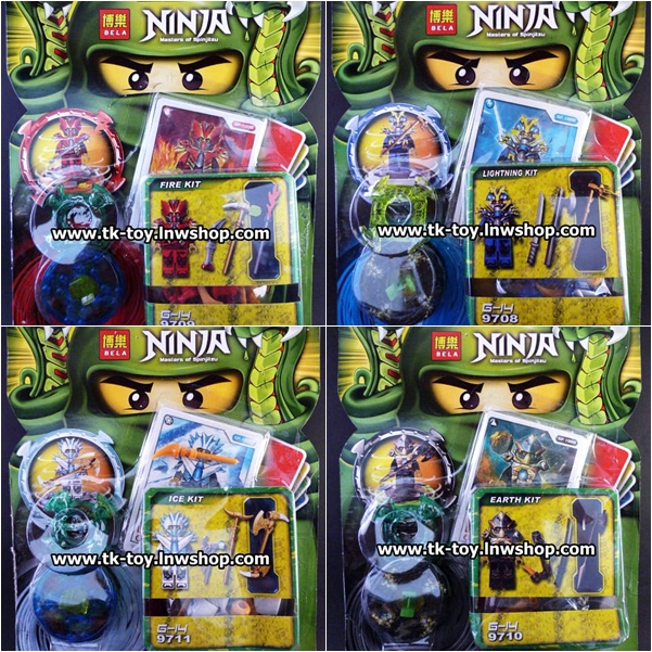 นินจาโก xxx เซ็ต 4 ตัว ninjago รูปที่ 1