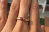 รูปย่อ แหวนทองคำ ฝังทับทิมพม่า หลุดจำนำ นน. 3.02 g รูปที่3