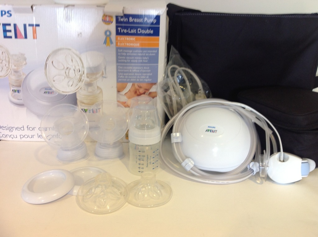 ปั๊มนมเอเว้นมือสองสภาพ 95% Avent Isis iQ Duo Twin Electronic Breast Pump พร้อมประกันเครื่อง 6 เดือน รูปที่ 2
