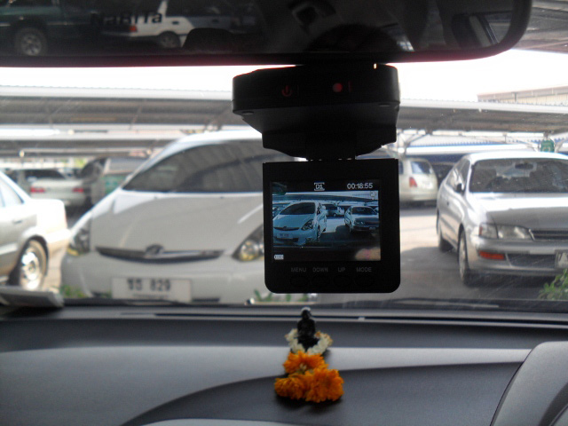 กล้องติดรถยนต์ 2.5 Car MiniHDDVR CameraRecorder NightVisionพร้อมช่องAVOUT [GV_CARcam]  รูปที่ 1