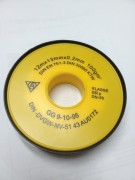 นก(0824774620) Goldenband  เทปพันเกลียวท่อ PTFE 100% ไม่แตกไม่บวม ป้องกันสนิม ป้องกันเกลียวตาย ใช้ได้กับทุกวัสดุผิว รูปที่ 4