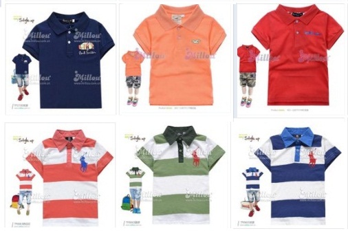 เสื้อโปโลเด็ก งาน Classic อย่าง RALPH LAUREN PAUL SMITH ราคาถูกที่สุด แค่ 205-215 บาท ที่ ร้านเสื้อผ้าเด็ก ที ฟอร์ คิดส์ รูปที่ 1