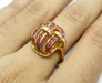 รูปย่อ แหวน ทับทิม Princess ฝังเพชร งานสวย นน.6.16 g รูปที่3