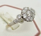 รูปย่อ แหวน เพชร กระจุก ดอกพิกุล งานK 2 สี งานสวย นน.2.28 g รูปที่2