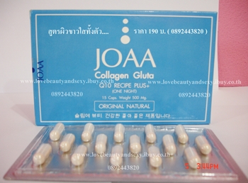 JOAA Collagen Gluta  วิตามินปรับผิวขาวใสทั่วเรือนร่าง ขาวใสทั้งตัว ผิวคล้ำก็ขาวได้ รูปที่ 2