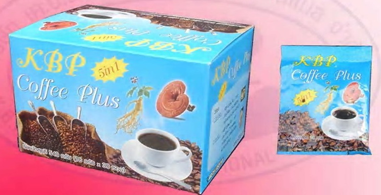 กาแฟเคบีพี. กาแฟสมุนไพรจีน ผสม เห็ดหลินจือ  และ ตังเซียม รูปที่ 4