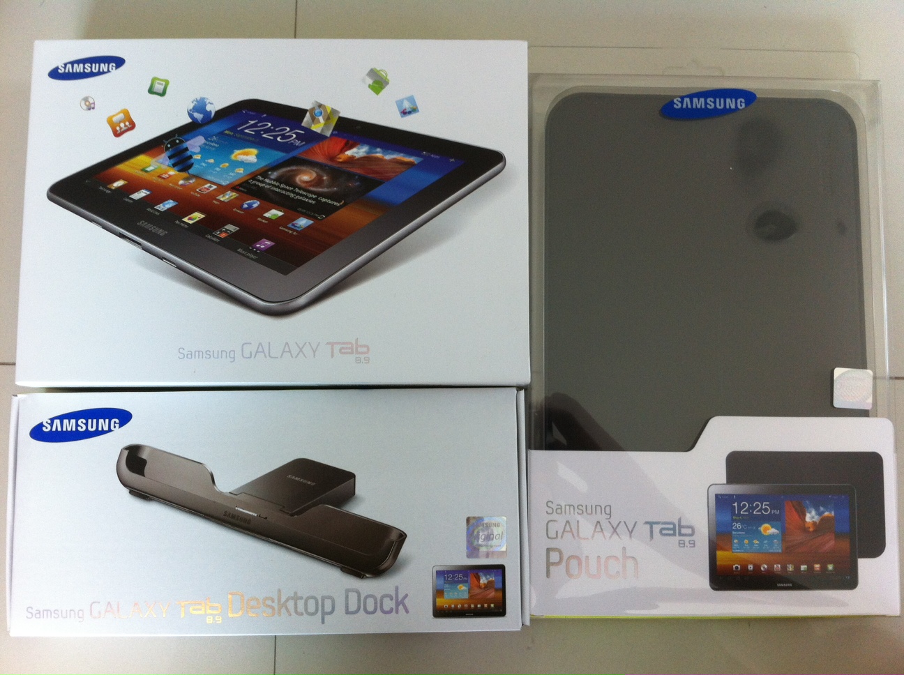 Galaxy Tab 8.9 3G 16GB สีขาว รูปที่ 1