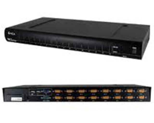 KVM Switch อุปกรณ์สลับสัญญาณ จอภาพ คีย์บอร์ด และเมาส์ ช่วยให้คุณสามารถสลับไปใช้งานเครื่องคอมพิวเตอร์ หลายเครื่อง ด้วยจอ, คีย์บอร์ด และ เม้าส์ ชุดเดียวกัน รูปที่ 4