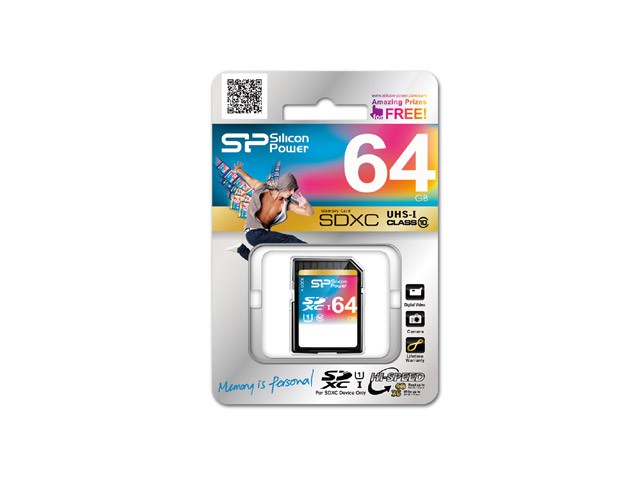  Silicon Power SDXC UHS-I Card 64GB Class 10 รูปที่ 1