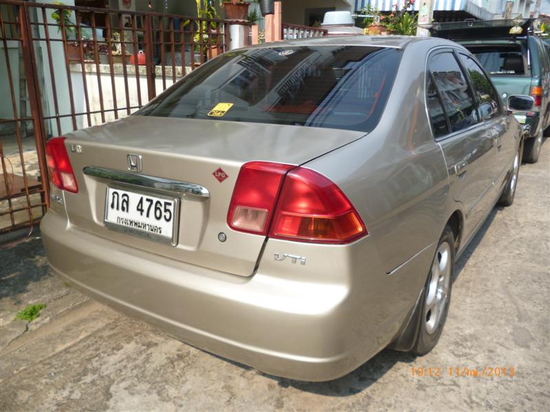 Honda Civic 1.7 Vtec เกียร์ Auto ปี 2001 สวยสภาพดีเจ้าของขายเอง รูปที่ 2