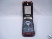 3G MOTOROLA RAZR2 V9 ferrari ม่วงน้ำตาลและTOPทอง18k U.K.ดีแน่นอนใหม่100% รูปที่ 1