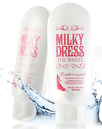 สุดยอดโลชั่นน้ำนมปรับสีผิวขาว Milky Dress The White แบรนด์เกาหลี เคลือบผิวให้ขาวทันใจใน 5 นาที คล้ำแค่ไหนก็ขาวได้ รูปที่ 1