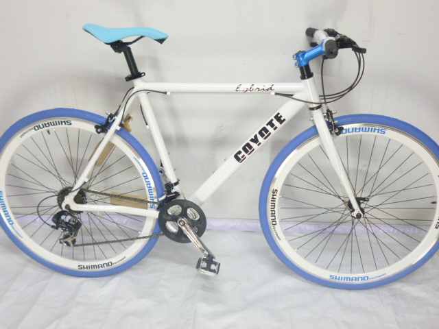 จักรยานทัวริ่งอลูมิเนียมขนาด 700C 21 สปีด วงล้อสองชั้น COYOTE Hybrid ของใหม่ รูปที่ 1