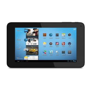 Coby Kyros 7-Inch Android 4.0 4 GB Internet Tablet 16:9 Capacitive Multi-Touch Widescreen with Built-In Camera, Black MI รูปที่ 1