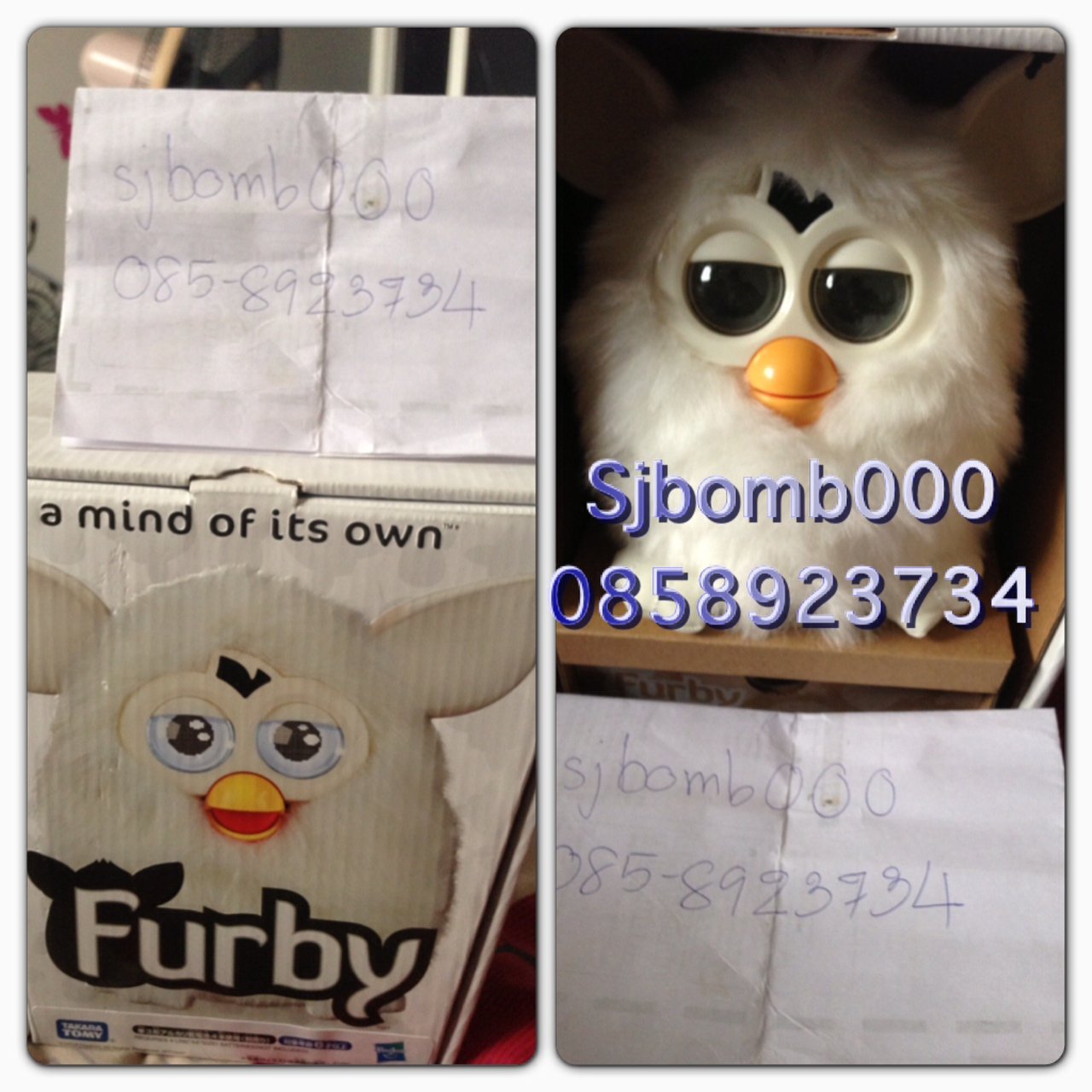 Furby สีขาว From Japan พร้อมส่งครับครับ!!!!! รูปที่ 1