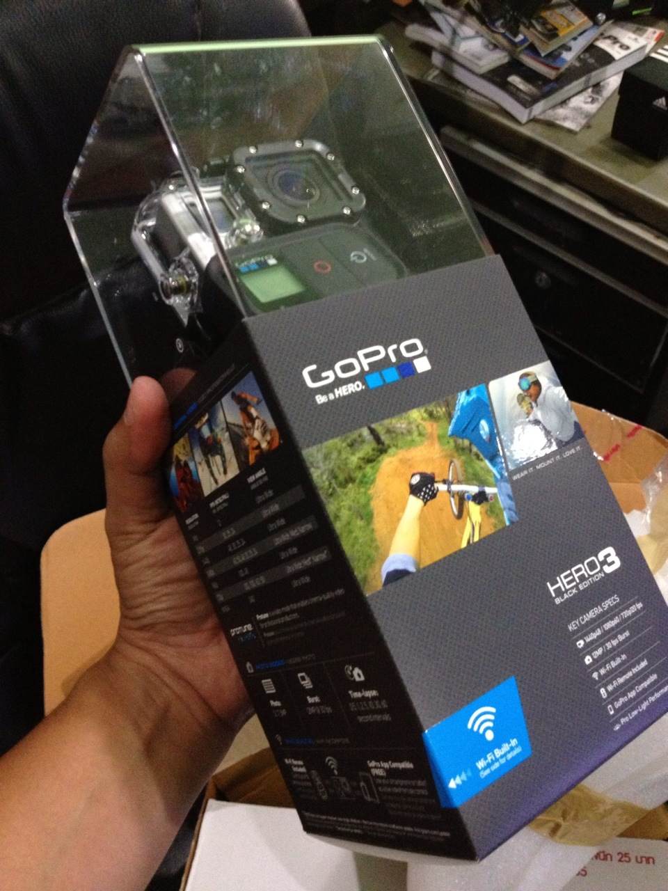 กล้อง Gopro Hero 3 Black Edition พร้อมส่ง รูปที่ 4