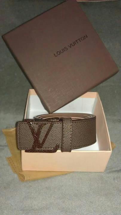 เข็มขัด LV สีน้ำตาลเข้ม และน้ำตาลอ่อน รูปที่ 3