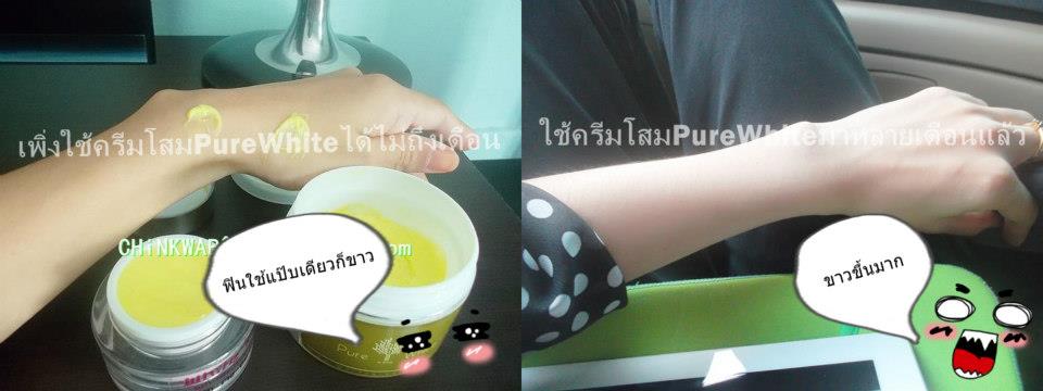 ครีมโสม PureWhite ขาวจริง ขาวไวใน 1 กระปุก (สูตรเดียวกับครีมโสมตัวดังมาก) รูปที่ 3