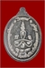 รูปย่อ เหรียญหลวงปู่ม่น "ไตรมาส" เนื้อเงินลงยา ปี2536 วัดเนินตามาก ชลบุรี รูปที่2