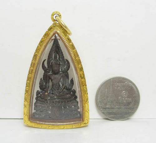 พระพุทธชินราช เลี่ยมทอง นน. 17.04 g รูปที่ 5