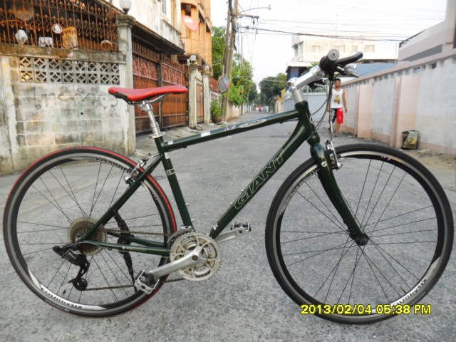 จักรยาน GIANT Touring รุ่น R3 S465mm 24 Speed สีเขียว ราคา : 8,000 บาท รูปที่ 1