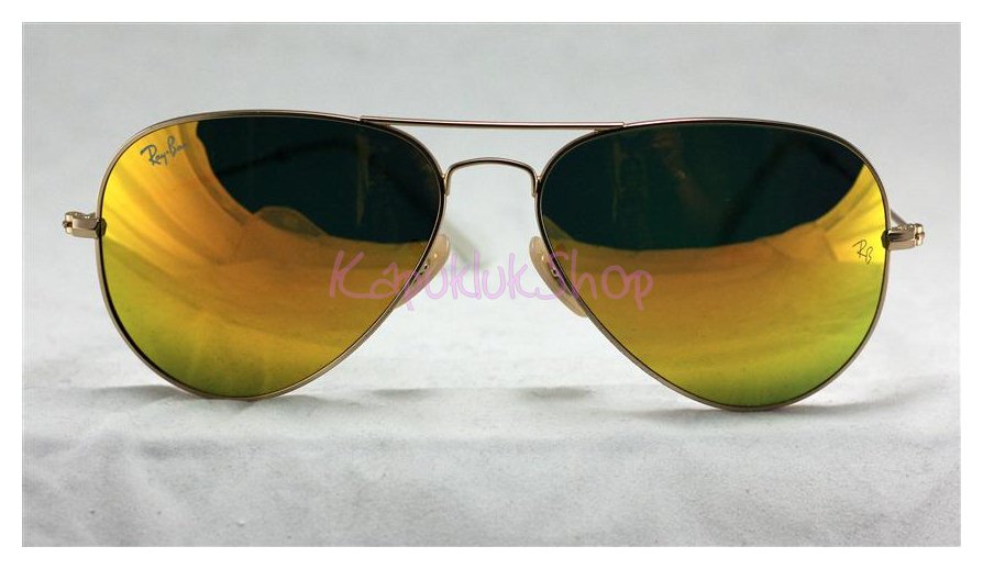 RayBan Aviator 3025 กรอบทอง เลนส์ปรอททอง รูปที่ 6