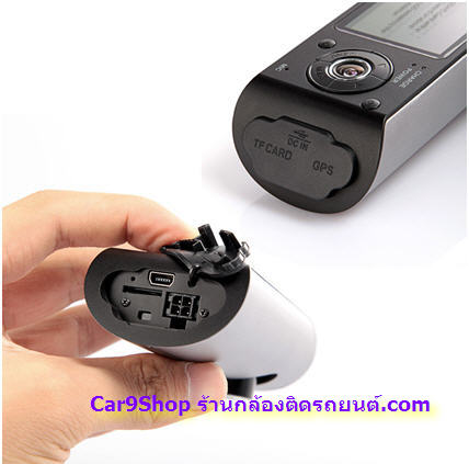 กล้องติดรถยนต์ DVR Car HD 100 2 จอ 2 กล้อง 2 เลนส์ GPS logger Gsensor รูปที่ 6