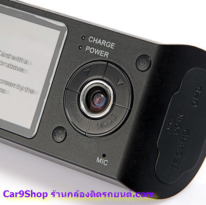 กล้องติดรถยนต์ DVR Car HD 100 2 จอ 2 กล้อง 2 เลนส์ GPS logger Gsensor รูปที่ 5