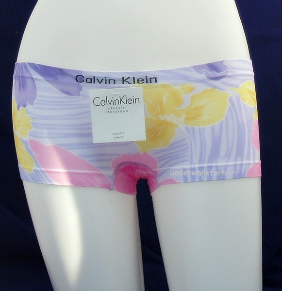 ชุดชั้นในผู้หญิง CK boxer ลายม่วงฟ้า พิมพ์ CKทั้วตัว รูปที่ 2
