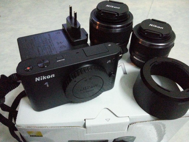 กล้อง Nikon J1 สีดำ สภาพเยี่ยม100% ต่อราคาได้ครับ รูปที่ 1