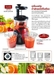 รูปย่อ 7 Smile Slow Juicer เครื่องสกัดน้ำผักผลไม้ชั้นเยี่ยมเหมาะสำหรับทำน้ำผักผลไม้ และทำน้ำนมถั่วเหลือง จำหน่ายทั้งปลึกและส่ง รับตัวแทนจำหน่ายทั่วประเทศ รูปที่2