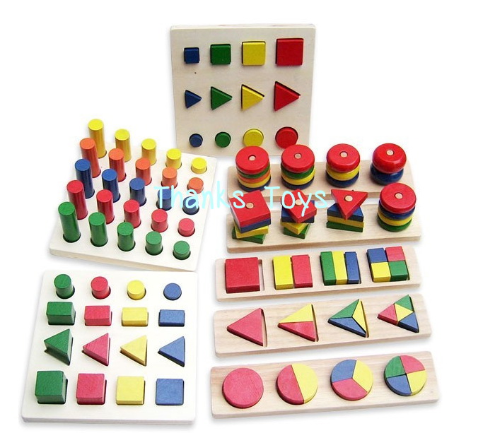 Thanks Toys จำหน่ายของเล่นไม้นำเข้า บล็อกไม้ Circle Set 1250 บาท รูปที่ 5