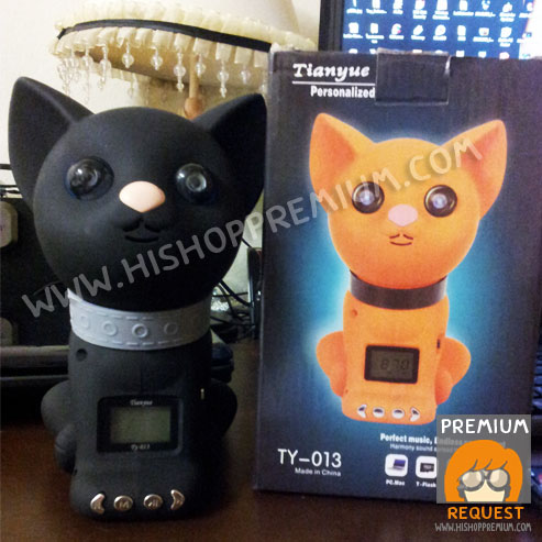 ลำโพงรูปแมว,ลำโพง,ลำโพงโน๊ตบุค, ลำโพงมือถือ(Phone),ลำโพงMp3 เปิด Fmได้,ลำโพงiphone,ลำโพงipad รูปที่ 3