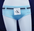 ชุดชั้นในผู้หญิง CK สีฟ้าขอบใหญ่ลายเข็มขัด3แถบ 