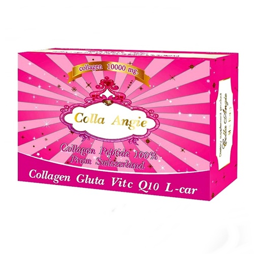 colla angie 10000 mg 1 กล่องมี 30 ซอง ของแท้(ซื้อกล่องเดียวก็ลดราคา) รูปที่ 1