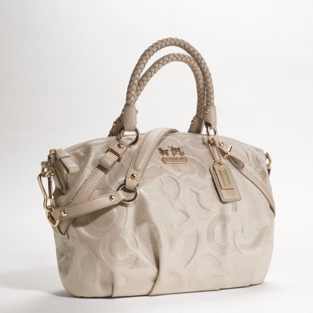 ขายกระเป๋า coach F15922 leather sophia satchel ของแท้ 100% จากอเมริกา หายาก มีใบเดียว สินค้าพร้อมส่งค้า รูปที่ 1