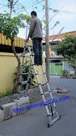 จำหน่ายบันไดอลูมีเนียม บันไดพับ บันไดพกพา บันไดยืดหด รูปที่ 4
