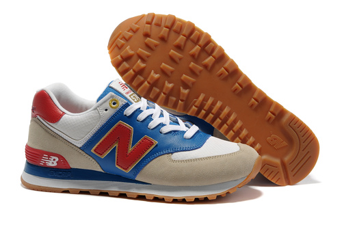 New Balance ML574OLG สีเทา น้ำเงิน เหมาะสำหรับออกกำลังกาย รูปที่ 1