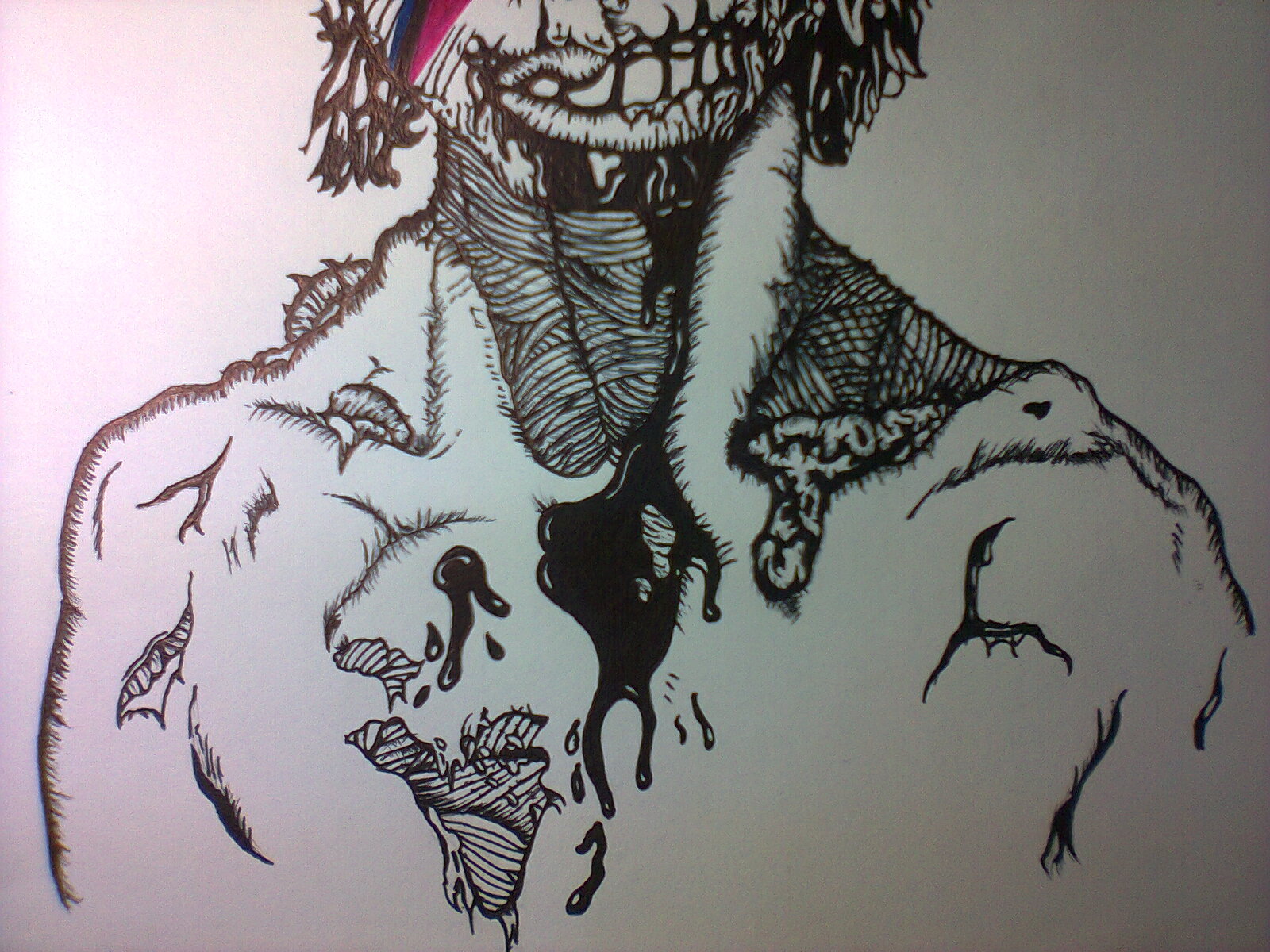 ภาพวาดด้วยปากกา รูปที่ 4