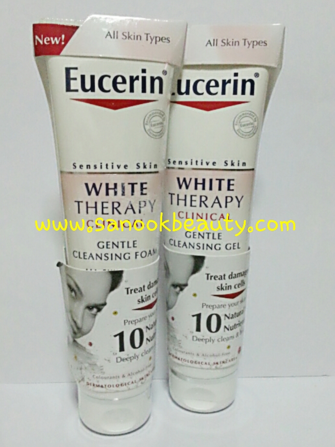eucerin white therapy gentle cleansing foam โฟมล้างหน้าเพื่อผิวหน้าขาว กระจ่างใสอย่างเป็นธรรมชาติ รูปที่ 1