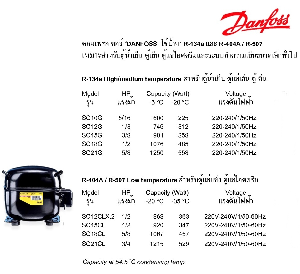 Compressor  Danfoss รูปที่ 1