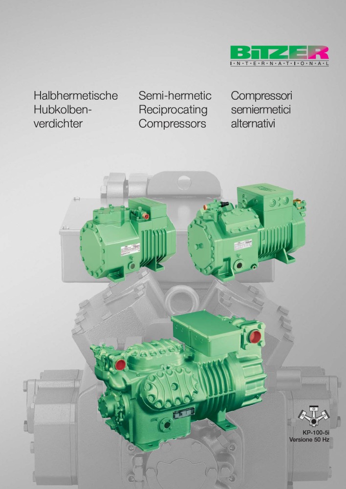 compressor  Bitzer  25 Hp. ( มือสอง ) รูปที่ 1